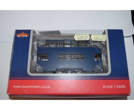 Bachmann Branch Line tramcar blue (boxed)