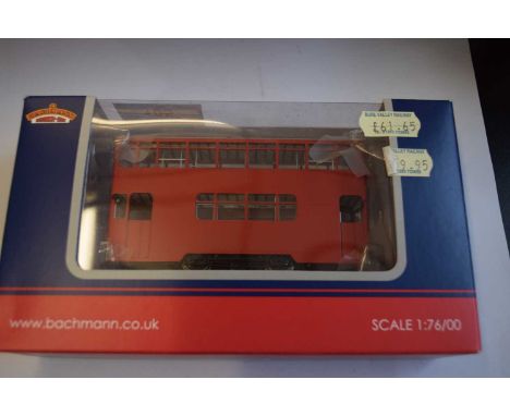 Bachmann Branch Line tramcar red (boxed)