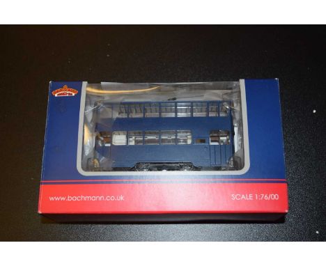 Bachmann Branch Line tramcar blue (boxed)