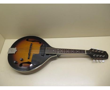 A Fender Mandolin FM-52E CD10030083 with soft case in good condition 