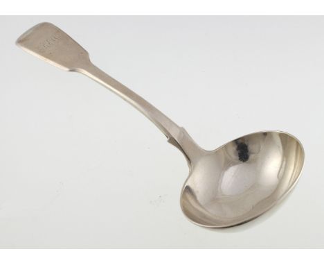 A William IV silver sauce ladle, H/M London 1836, approx 80g