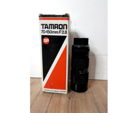 A BOXED TAMRON 70  150MM FAST PORTRAIT ZOOM WITH SOFT FOCUS CONTROL LENS