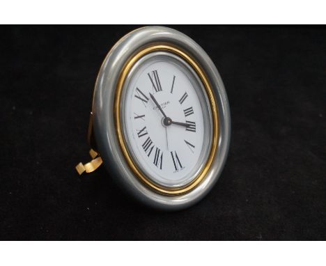 Cartier Paris mantle clock with original case , some ware to the base 