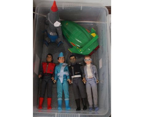 Collection of vintage thunder birds Height 30 cm 