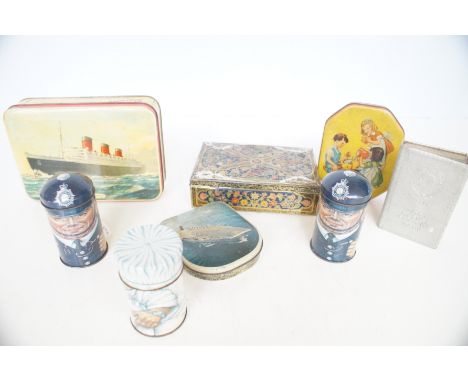 Collection of vintage tins 
