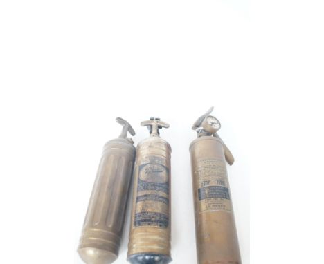 3 Vintage fire extinguishers