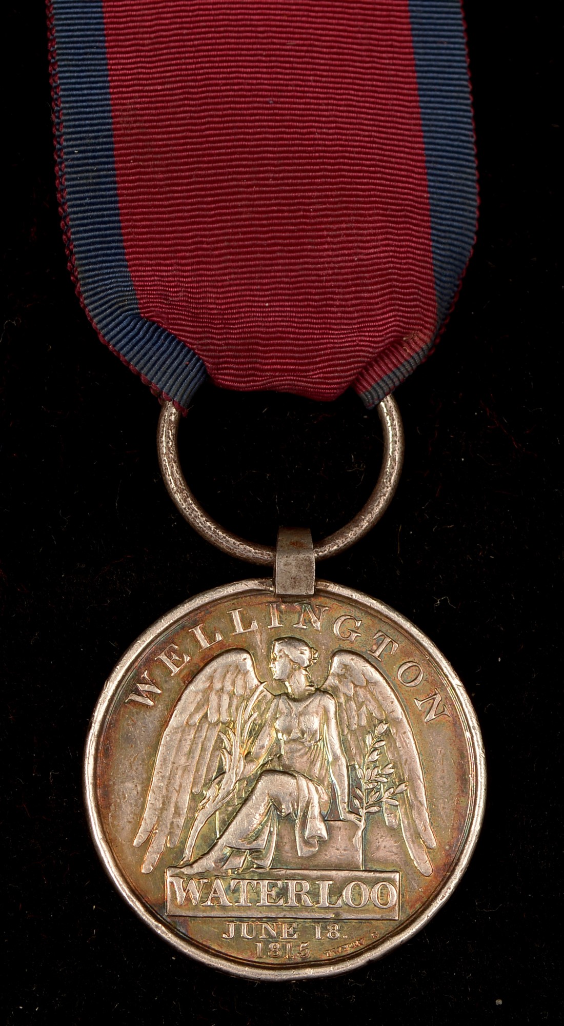 Waterloo June 18 1815 medal, Robert Sm*, Royal Horse Artillery, with ...