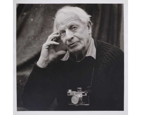 *Lucinda Douglas-Menzies (b.1956), signed limited edition black and white bromide fibre based print - Humphrey Spender with h