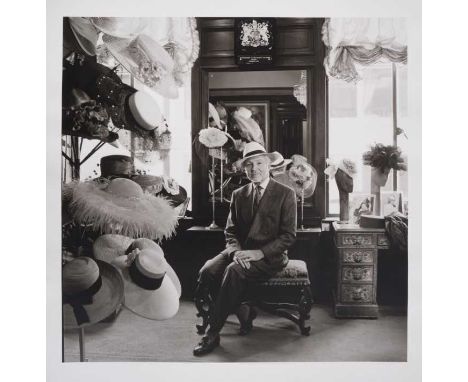*Lucinda Douglas-Menzies (b.1956), signed limited edition black and white bromide fibre based print - Sir Freddie Fox, Bond S
