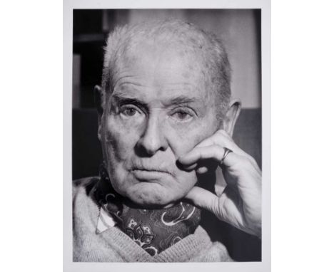 *Lucinda Douglas-Menzies (b.1956), signed limited edition black and white bromide fibre based print - George 'Dadie' Rylands 