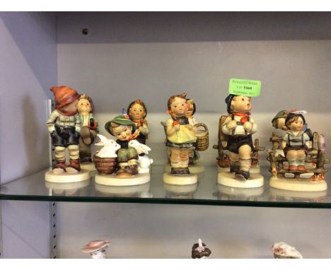 Ten Goebel figurines