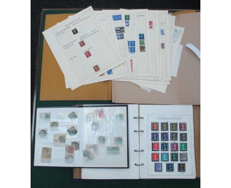 Stamps; A collection of Great Britain Stamps, ranging from line engraved issues to decimal Queen Elizabeth II, housed in one 