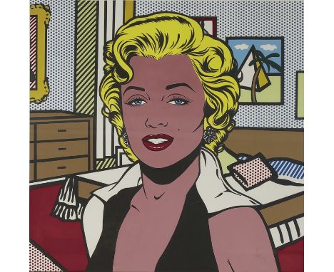 Lichtenstein, Roy (New York 1923 - 1997 New York), nach,"Marilyn Monroe", Serigrafie auf Papier, im Druck signiert, nummerier