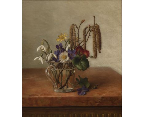 Preyer, Emilie (Düsseldorf 1849 - 1930 ebda., Malerin von Blumen- und Früchtestillleben, Tochter und Schülerin von Johann Wil