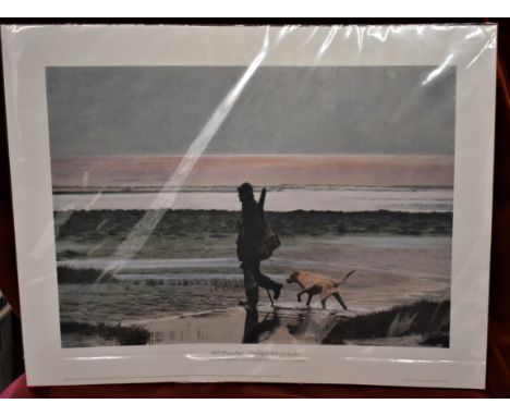 Morley, Michael 'Waterfowler - United Kingdom' Limited Edition signed print, from the original acrylic painting. 320x385mm