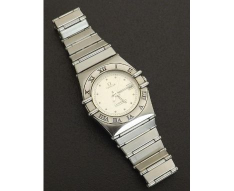 (3KFBHF) Omega Constellation Chronometer stainless steel lady's bracelet watch, ref. 598.0003/798.0003, cal. 1382 quartz move