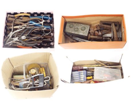 Quantity of assorted watch/clock making tools