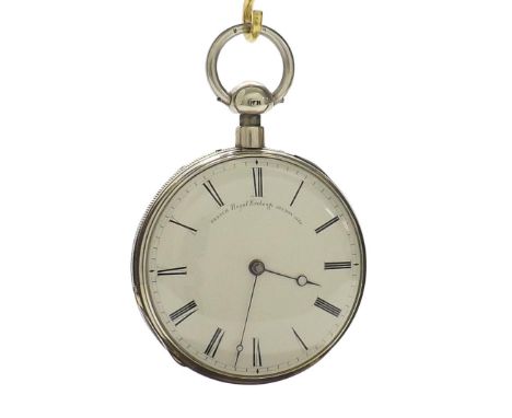 Fine quality quarter repeating duplex pocket watch, London 1832, signed French, Royal Exchange, London, no. 5482, the full pl