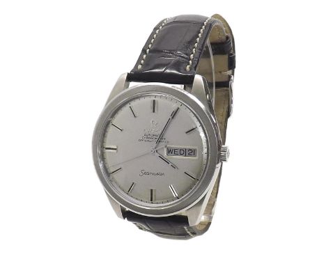 Omega Seamaster Chronometer automatic stainless steel gentleman's wristwatch, circa 1968, ref. 166.032, circular silvered dia