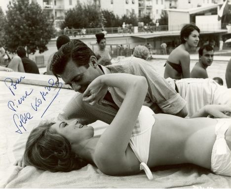 KOSCINA & LUALDI: Sylva Koscina (1933-1994) & Antonella Lualdi (1931- ), Italian Actresses. Two unusual signed and inscribed 