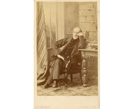 MAZZINI GIUSEPPE: (1805-1872) Italian Politician who spearheaded the Italian Revolutionary Movement. An excellent vintage uns
