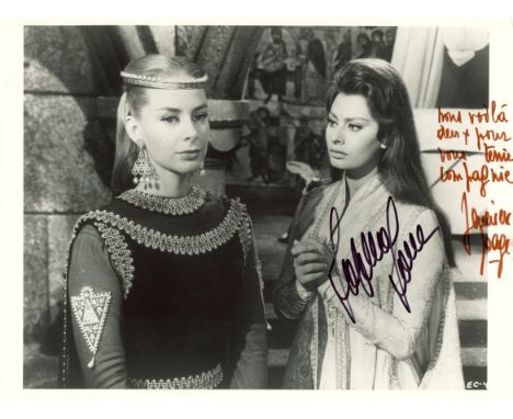 FRENCH CINEMA: A good selection of signed photographs, few vintage, various sizes, postcard photographs (3), few slightly lar