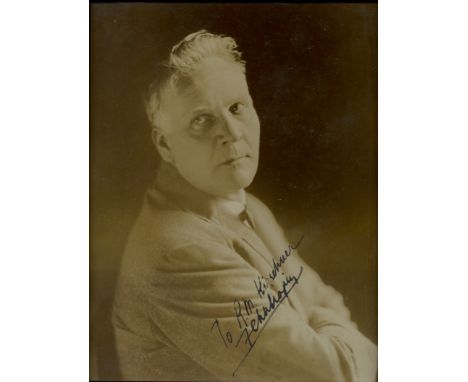 CHALIAPIN FEODOR: (1873-1938) Russian opera Singer. Signed and inscribed 5.5 x 7.5 photograph by Chaliapin, the image depicti
