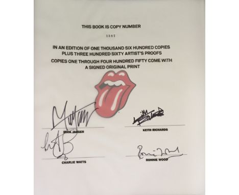 ROLLING STONES THE: English Rock Band. An excellent Taschen multiple signed book, being the The Rolling Stones limited editio