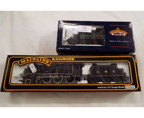 A boxed Mainline Railways OO gauge model locomotive and tender and a boxed Bachmann Branchline Class 56 XX tank 6676 Great We