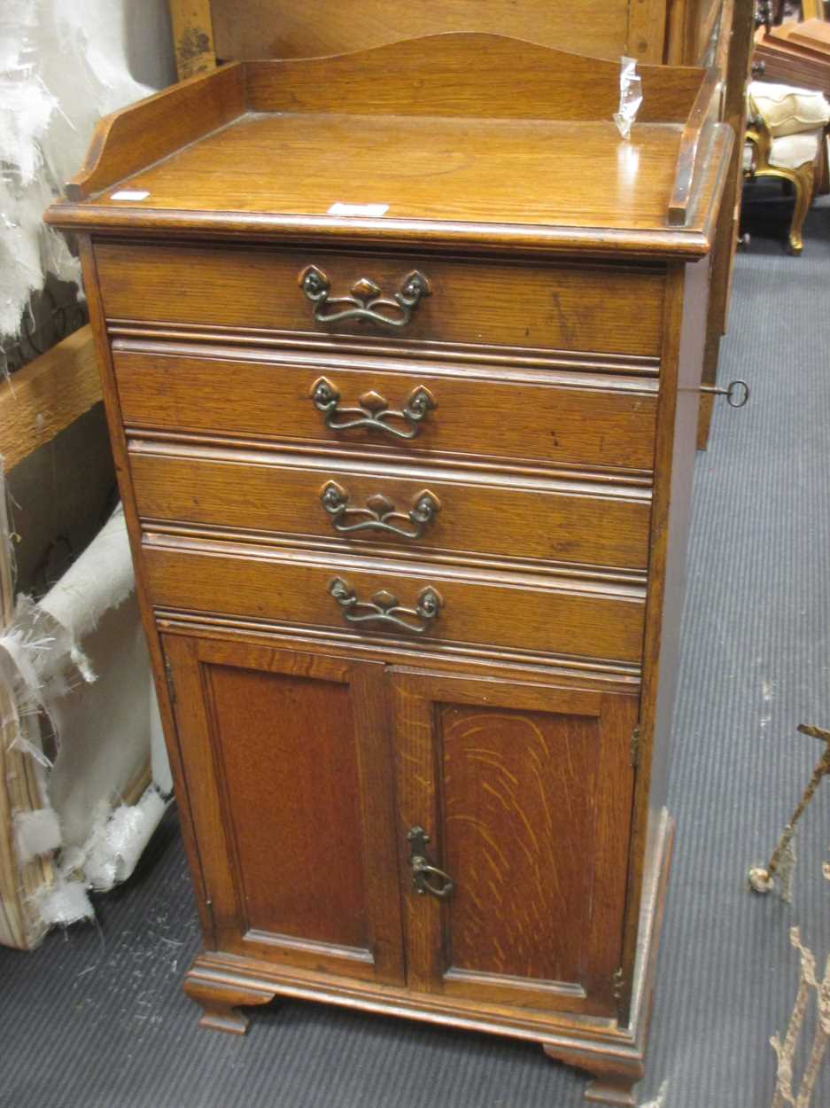 An Edwardian music cabinet, 96 x 48 x 35cm in - Cheffins Fine Art