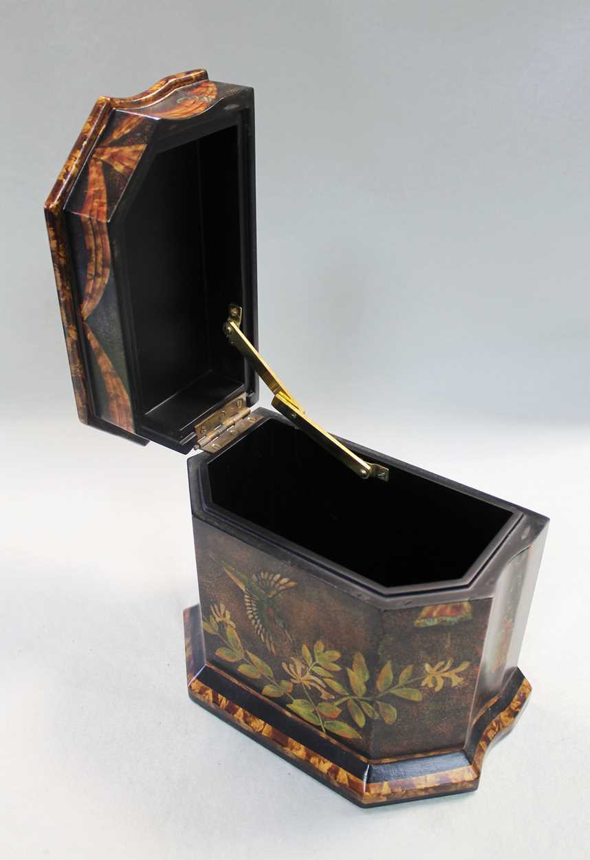 A pair of modern lacquered box bookends, in Cheffins Fine Art