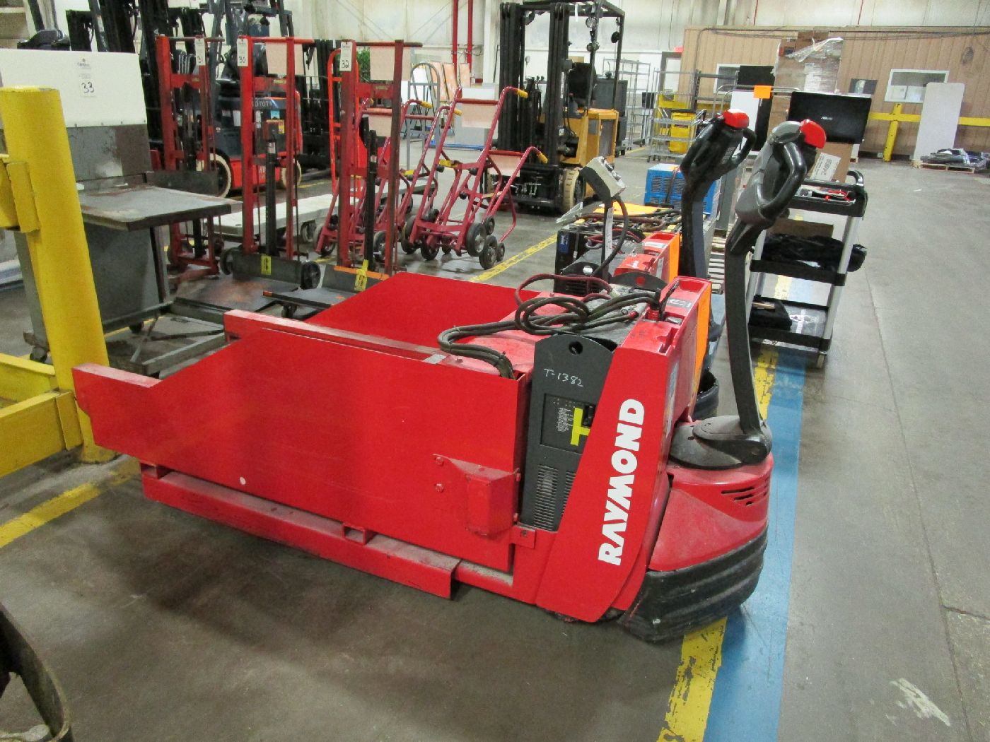 Raymond Model 102T-F45L 4,500 Lb. Electric Pallet Jack, Serial Number ...