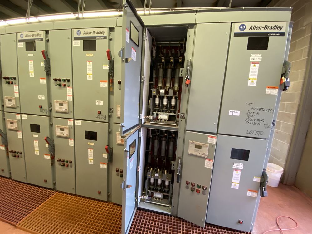 GE Medium voltage switchgear system, model VB1H-4.76-31.5-0, s/n 1138 ...