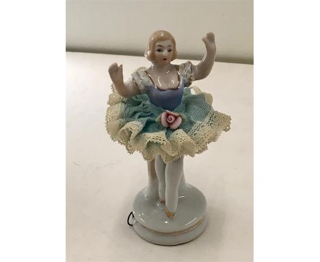 Vintage Crinoline Figure Novelty Tape Measure 