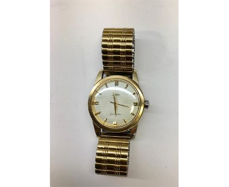 Vintage Gents Omega Seamaster Automatic Bumper wristwatch.  Watch comes with an expanding strap and is ticking but no warrent