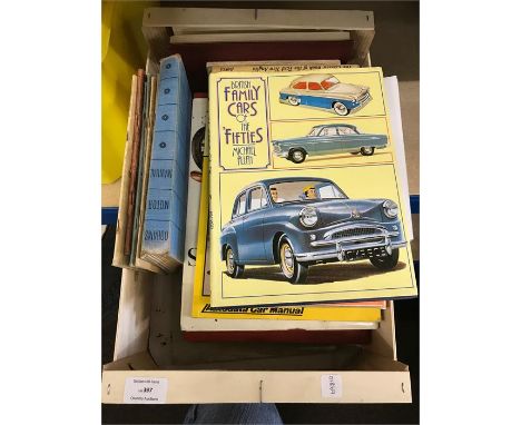 Selection of old vintage car books 