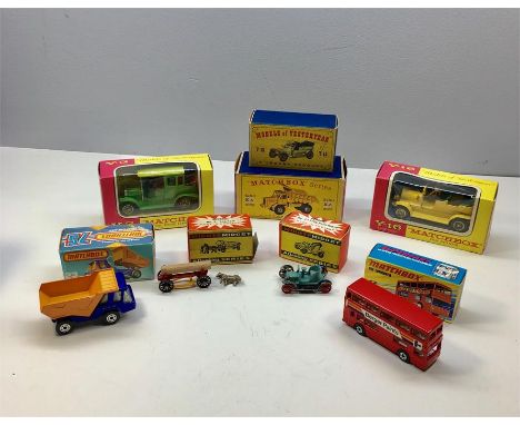 Collection of Matchbox Cars including 2 Mighty midget ..the king size K-5 is the box only in good condition 