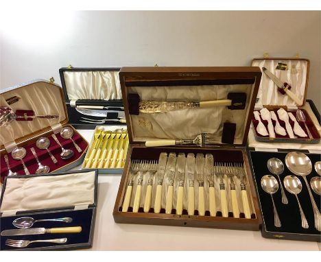 Boxes of Vintage Cutlery 