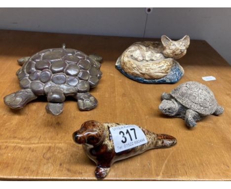 4 Ceramic &amp; Resin animals