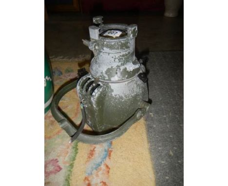 A vintage 'Strand' electric theatre spot light.