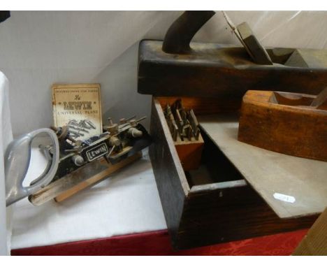 The Lewin Universal plane and other vintage carpenters planes.