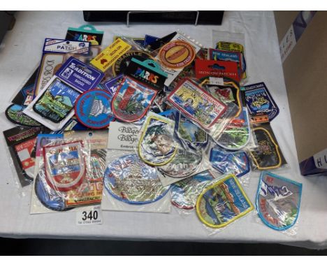 A collection of patch badges