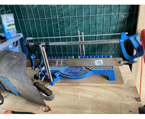 A Precision bench saw &amp; Welders mask