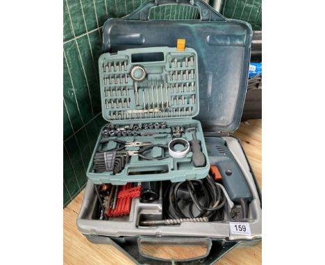 A Black &amp; Decker drill &amp; small tool kit