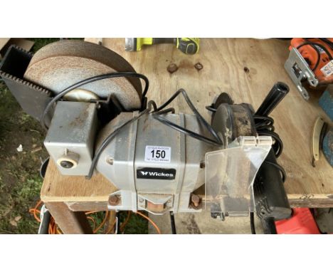 A Wicks Bench grinder &amp;  Angle grinder