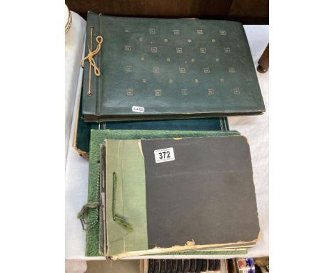 4 vintage photo albums &amp; contents