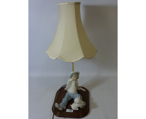 Tengra (Spain) figural table lamp with shade H58cm 