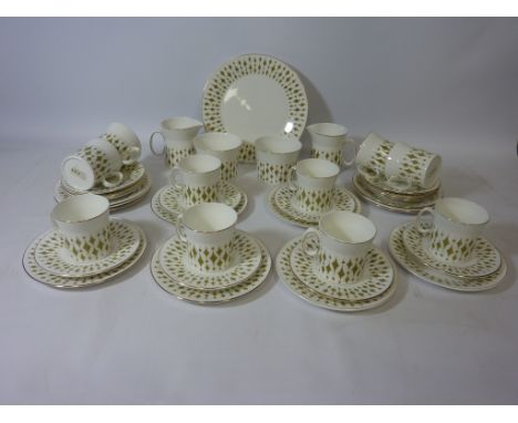 Retro Hostess Tableware 'Greenway' by John Russell tea service - 10 place settings - in one box 