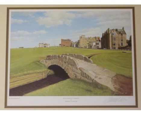 Golf Interest - 'Old Course St Andrews', Graeme W Baxter limited edition print signed in pencil 29cm x 37cm