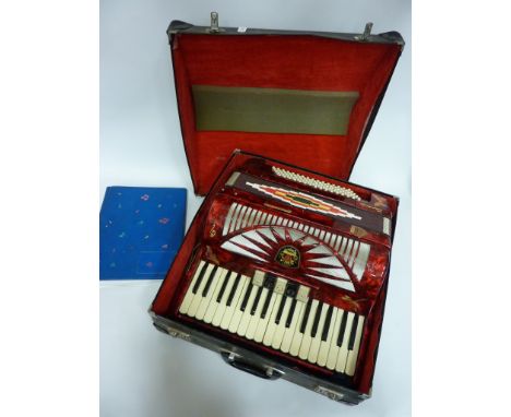 Capella piano accordion (cased) 
